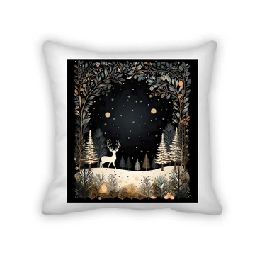 Párna karácsony szarvas