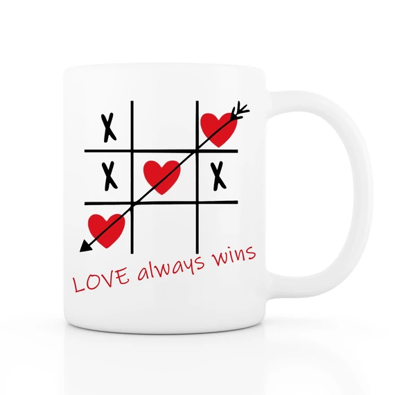 Love win fehér bögre