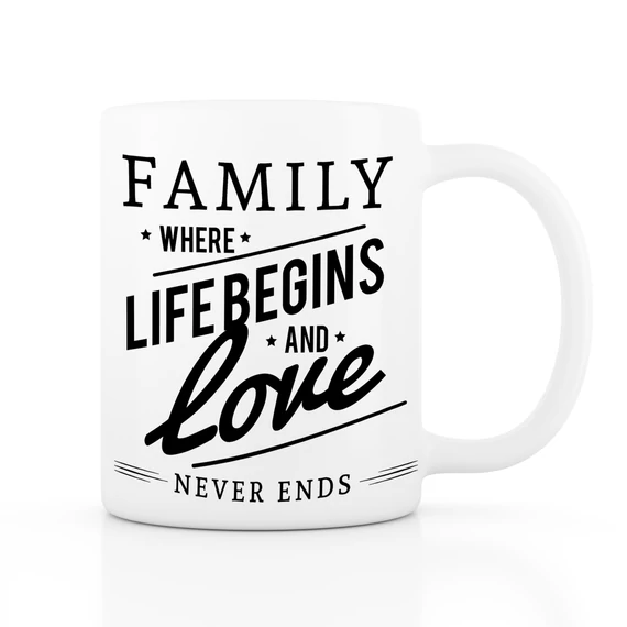 Family fehér bögre